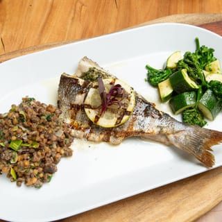 Grilled Mediterranean Branzino/Loup de Mer
